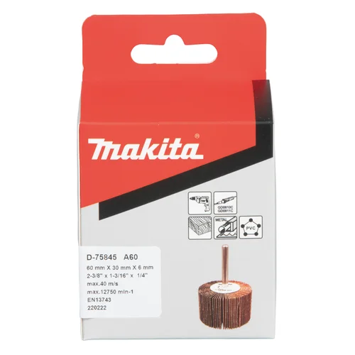Lapelinis šlifavimo antgalis Makita D-75845, Ø60 x 30 mm, A60 image 3