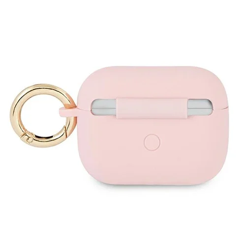 Guess GUAPSSSI rožinis silikoninis AirPods Pro dėklas image 2