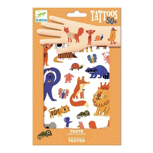 Djeco „Linksmi gyvūnai“ tatuiruotės image 1
