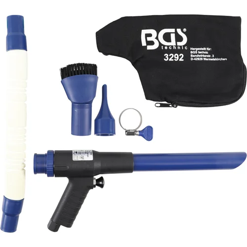BGS technic 3292 siurbimo ir pūtimo pistoletas, 9 vnt. image 1