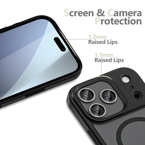 Tech-Protect MagMat MagSafe dėklas iPhone 17 Pro Max, juodas image 2