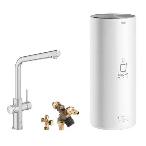 GROHE Red Duo virtuvinis maišytuvas, L boileris, SuperSteel image 2