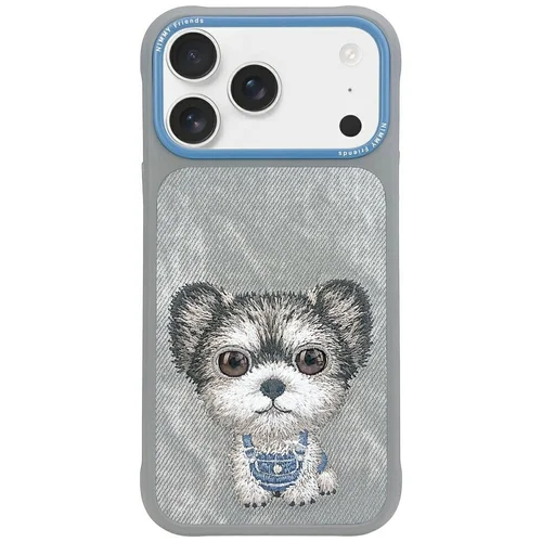 Nimmy Didelis Akis 2.0 šunų dėklas iPhone 17 Pro Max, pilkas image 1