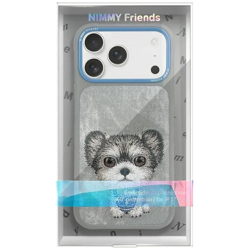 Nimmy Didelis Akis 2.0 šunų dėklas iPhone 17 Pro Max, pilkas image 2