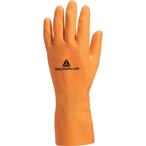 DELTAPLUS VE450 latekso pirštinės 8/9, oranžinės image 1