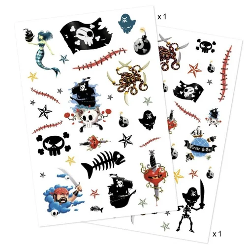 Djeco piratų tatuiruotės image 2