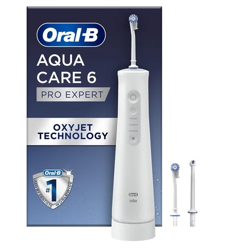 Oral-B AquaCare 6 PRO EXPERT Baltas image 1