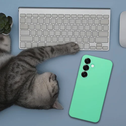 Xiaomi Redmi Note 15 Pro Plus 5G silikoninis dėklas, 2 mm, mėtų spalvos image 3