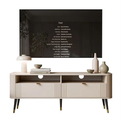TV spintelė VETTE138, 138 cm, kašmyro, 2 stalčiai image 1