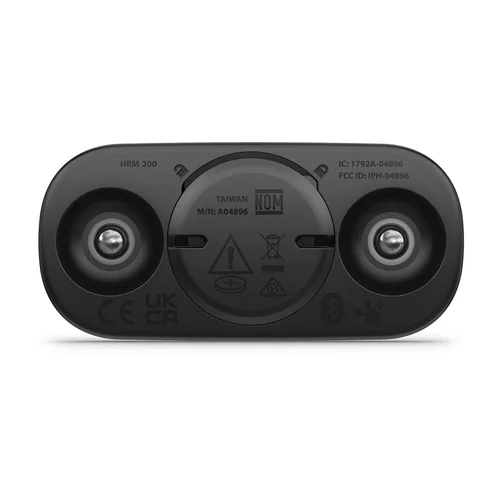 Garmin HRM 200 krūtinės širdies ritmo monitorius, juodas image 3