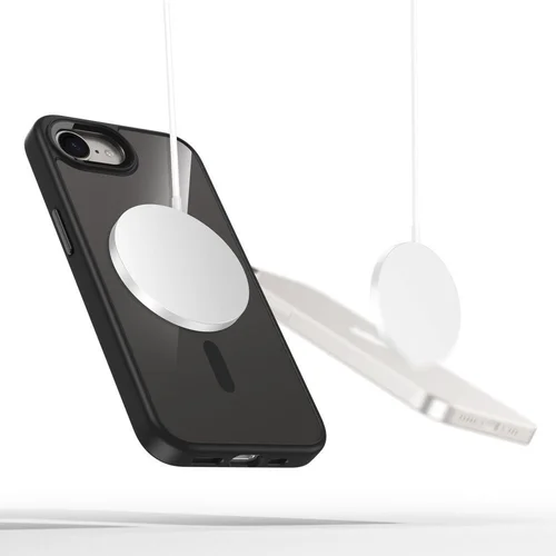 Tech-Protect MagMat MagSafe dėklas Nothing Phone 3A Pro, skaidrus juodas image 2