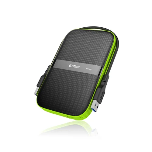 Silicon Power Armor A60 5 TB išorinis HDD, juodas ir žalias image 2