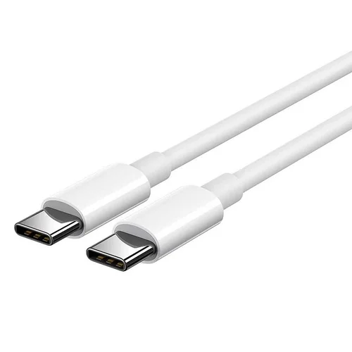 HD23 USB-C–USB-C PD 40 W kabelis, 2 m, baltas image 3