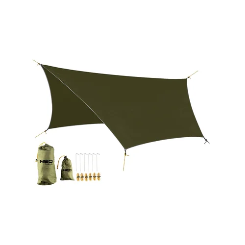 NEO TOOLS vandeniui atsparus brezentas 360x290 cm 210T PU3000 image 1