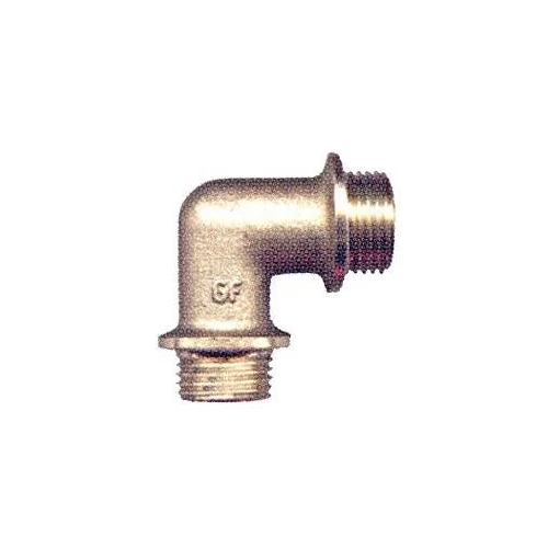 Alkūnė TMD brass, 1", 90°, išoriniai sriegiai image 1