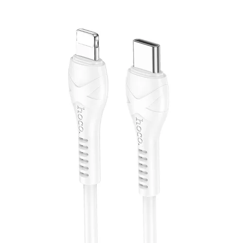 Hoco X37 USB-C į Lightning kabelis, 1 m, 27 W, baltas image 1
