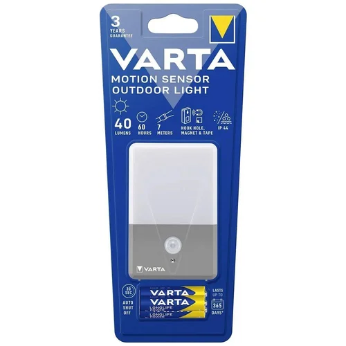 VARTA 16634 lauko LED šviestuvas su judesio jutikliu image 1