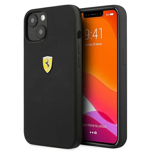 Ferrari FESSIHCP13SBK silikoninis dėklas iPhone 13 mini, juodas image 1