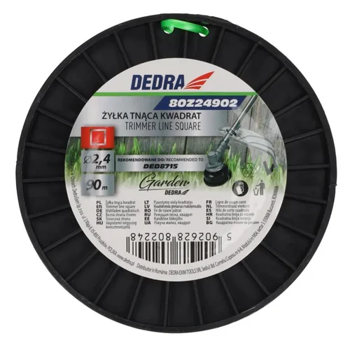 Pjovimo valas DEDRA GARDEN 80Z24902, 2,4 mm x 90 m image 3