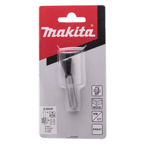 Makita D-68339 Dygių freza, 15,0x14,3 mm/ 52,0mm, 8mm image 3