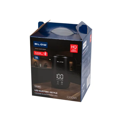 BLOW BK-18PB virdulys 1,8 l su ekranu, juodas image 3