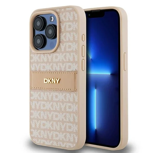 DKNY Mono odinis dėklas iPhone 15 Pro, rožinis image 1