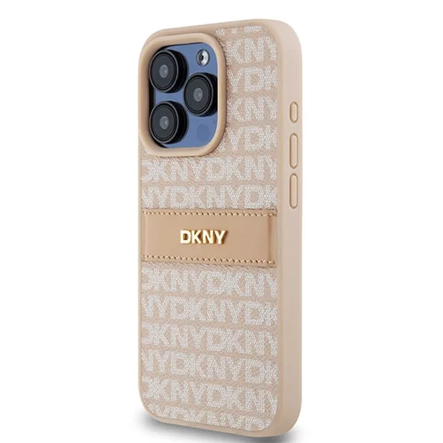 DKNY Mono odinis dėklas iPhone 15 Pro, rožinis image 2