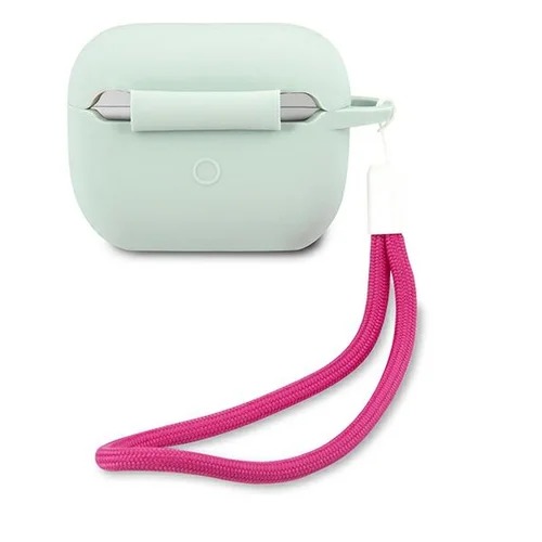 Guess GUACAPLSVSBF silikoninis AirPods Pro dėklas, mėlyna-fuksija image 2