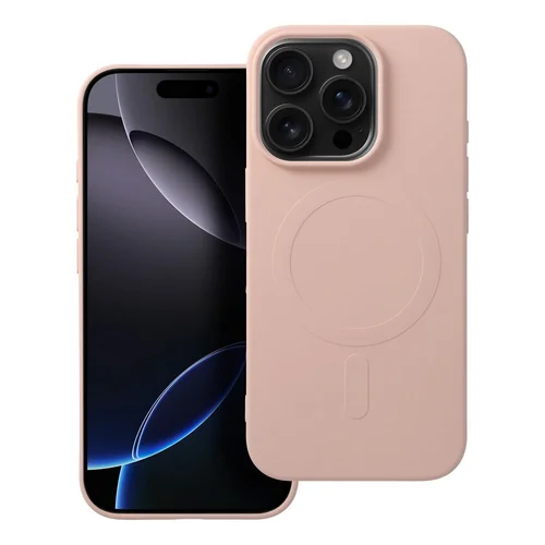 Silikono Mag Cover dėklas iPhone 16 Pro, rožinis image 1
