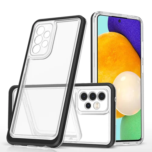 Hybrid Armor Aiškus 3 in 1 dėklas Samsung Galaxy A73, geltonas image 1