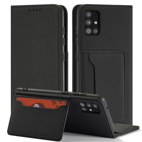 Magnetinis dėklas-piniginė Samsung Galaxy A13 5G, juodas image 3