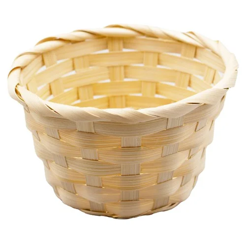 Bambuko krepšelių rinkinys iš 6 gamtos image 2
