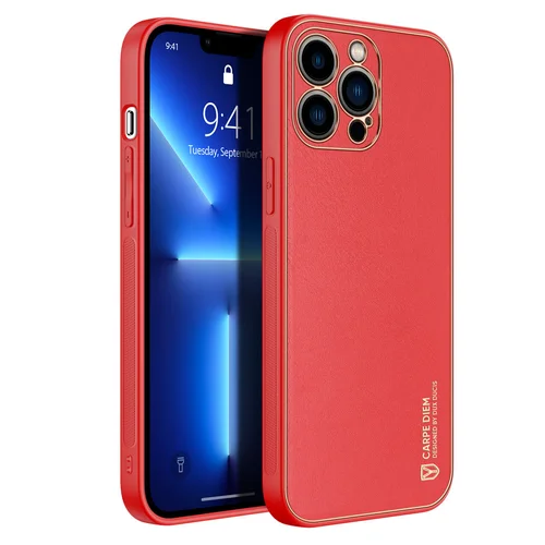 Dux Ducis Yolo dėklas iPhone 13 Pro, raudonas image 1