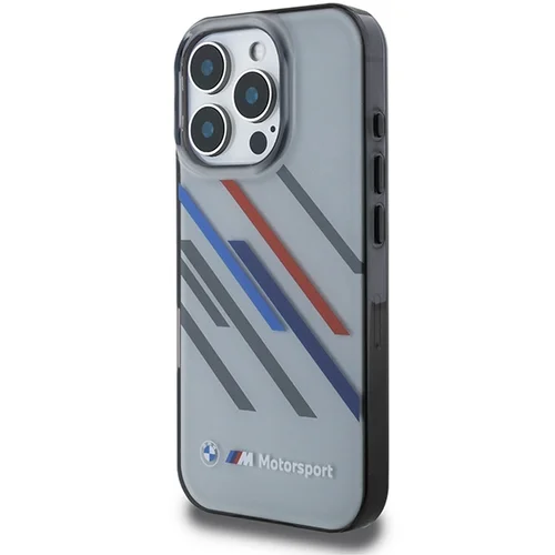 BMW Motosport IML dėklas iPhone 16 Pro Max, pilkas image 2