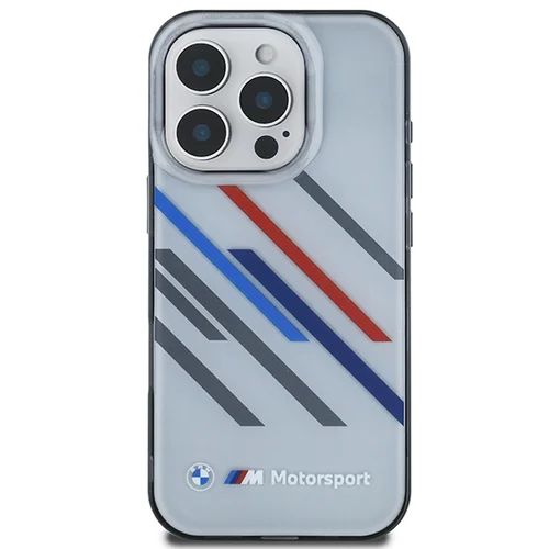 BMW Motosport IML dėklas iPhone 16 Pro Max, pilkas image 3