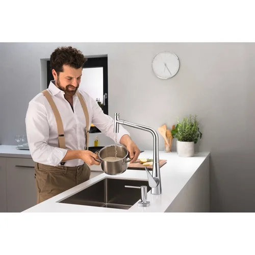 Hansgrohe Metris Select M71 73816000 virtuvinis maišytuvas Chromo image 3