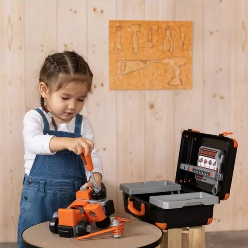 SMOBY Black & Decker Įrankių Dėklas + Automobilis Dalimis image 2