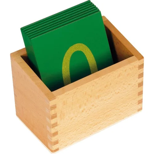 Montessori dėžutė švitrinio popieriaus numeriams image 3