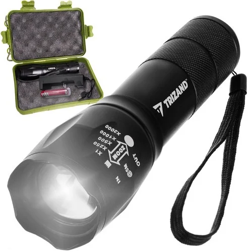 T6 USB žibintuvėlis L18368, juodas image 1