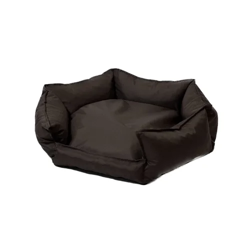 GO GIFT Hexagon XL juoda lova katei, 75 × 55 × 15 cm image 1