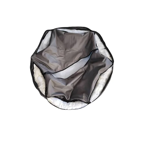 GO GIFT Hexagon XL juoda lova katei, 75 × 55 × 15 cm image 2