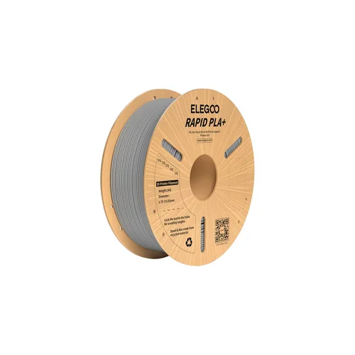 ELEGOO PLA+ greitas filamentas, pilkas, 1 kg image 1