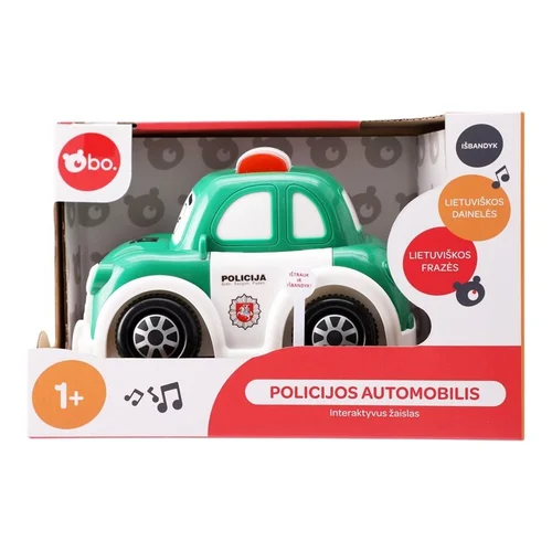Žaislinė mašina Interactive Police Car 8018LT image 1
