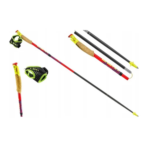 LEKI TRL Ultratrail FX One žygio lazdos, 120 cm, raudonos image 2