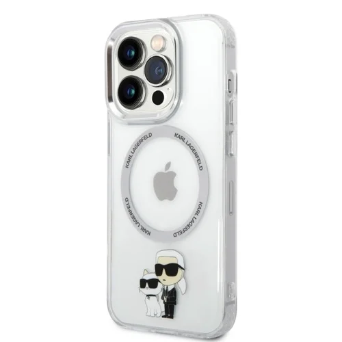 Karl Lagerfeld Karl&Choupette MagSafe dėklas iPhone 14 Pro Max, skaidrus image 2