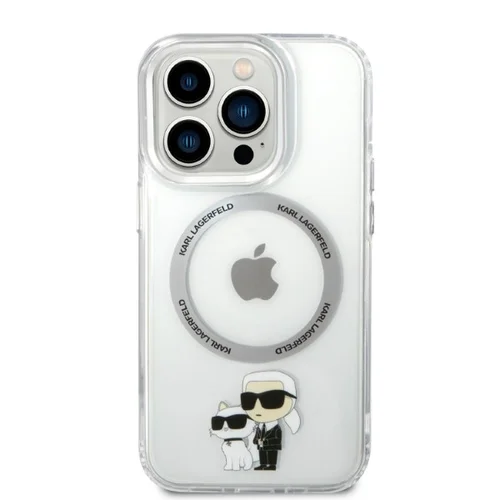 Karl Lagerfeld Karl&Choupette MagSafe dėklas iPhone 14 Pro Max, skaidrus image 3