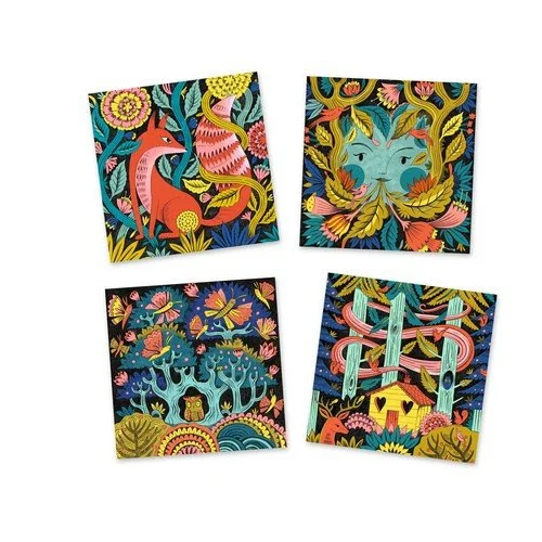 DJECO 3D spalvinimas „Paslaptingas miškas“ image 2