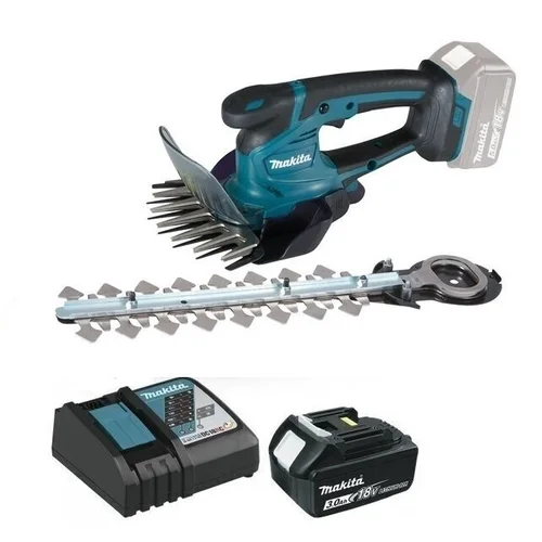 Makita DUM604RF akumuliatorinės žolės ir gyvatvorių žirklės (18V Li-ion 3Ah) image 1