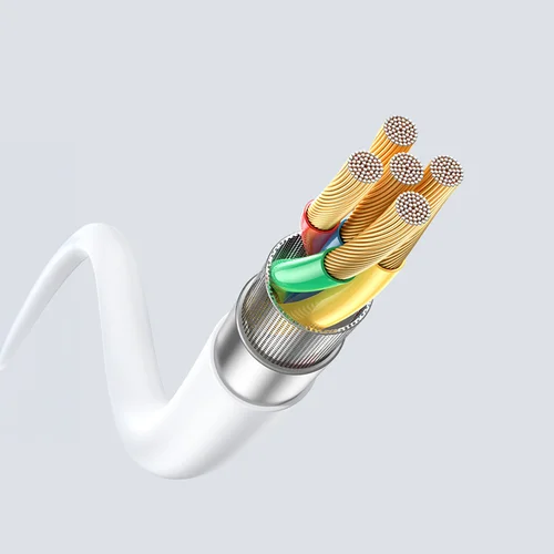 Dudao L25ST USB-A–USB-C kabelis, 1 m, baltas image 3