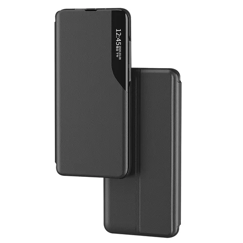 Hurtel ekologinės odos dėklas Xiaomi Redmi Note 12 Pro / Poco X5 Pro 5G, juodas image 1